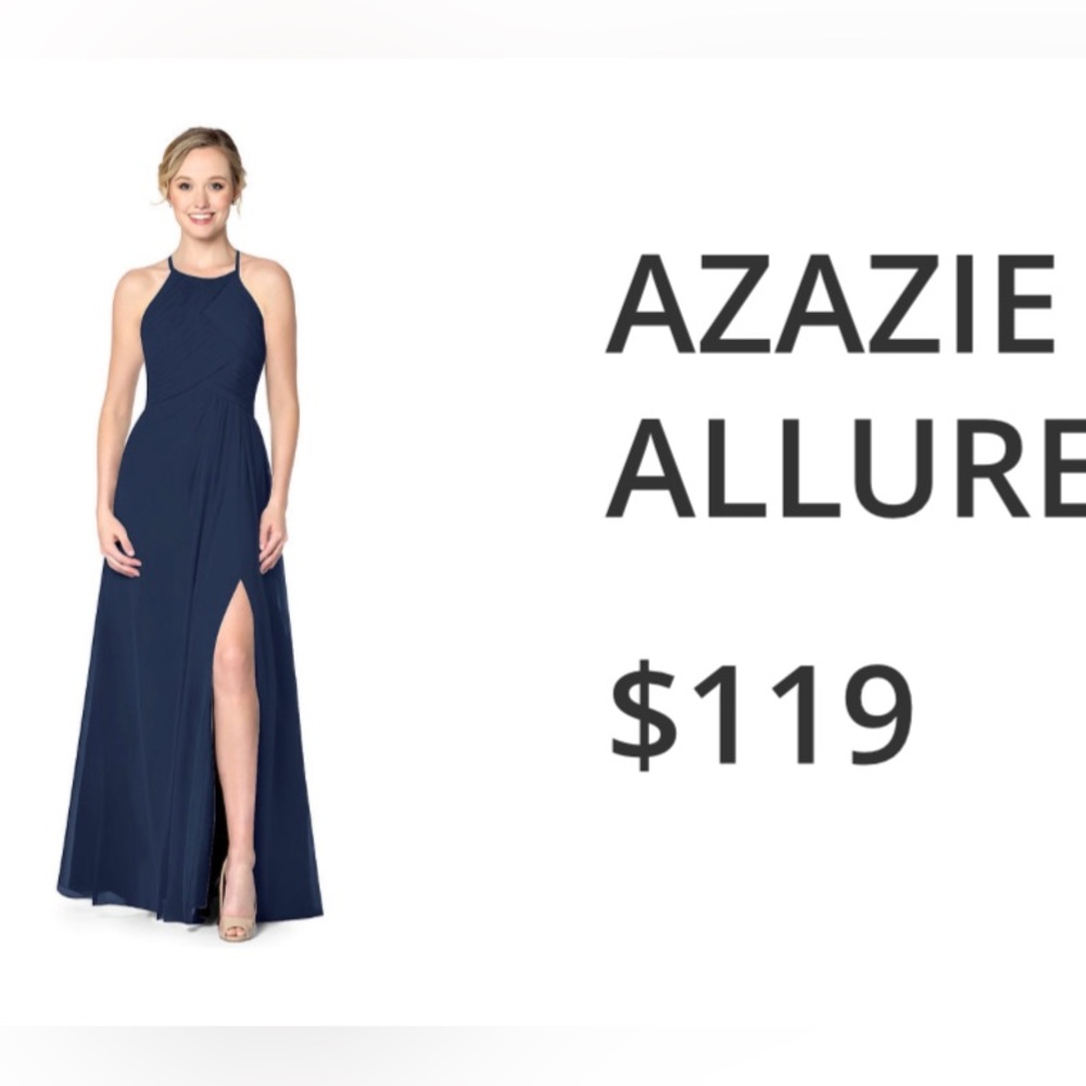 Azaezie Navy Blue Bridesmaid dress (new with tags)